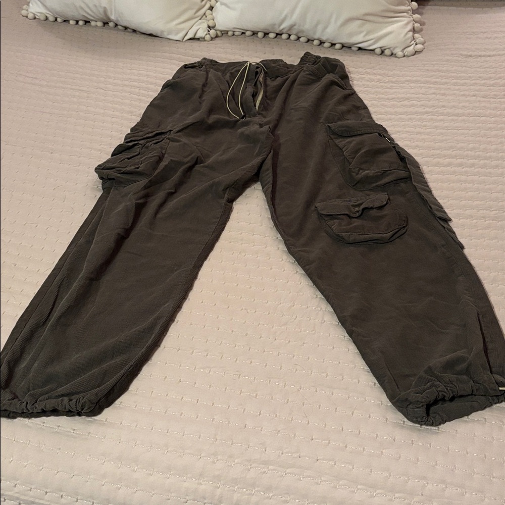 Angie Dark Gray Cargo Pants for Men